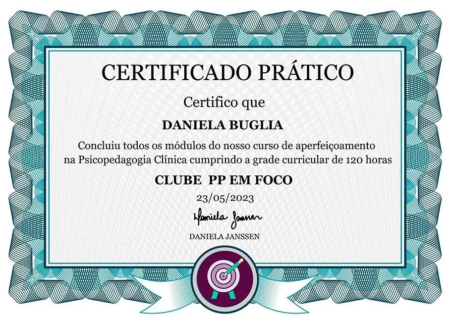 Certificado de conclusão de curso